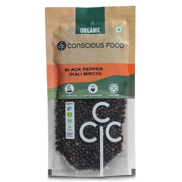 Conscious Food Black Pepper / Kali Mirch (100G)