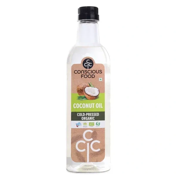 Conscious Food Organic Coconut Oil Cold Pressed (1ltr)