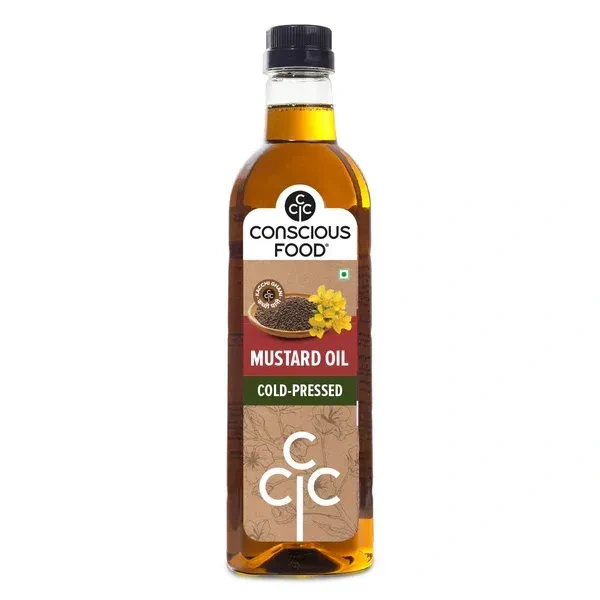 Conscious Food Mustard Oil Cold Pressed (1Ltr)