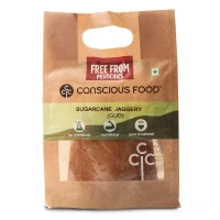 Conscious Food Organic Jaggery Gur (925g)