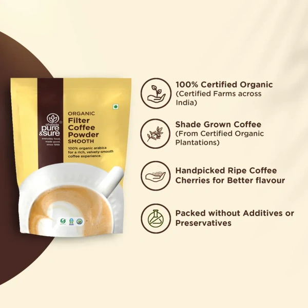 Pure N Sure Organic Coffee Smooth 200GMS