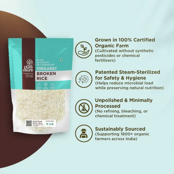Pure N Sure Organic Broken Rice 1KG