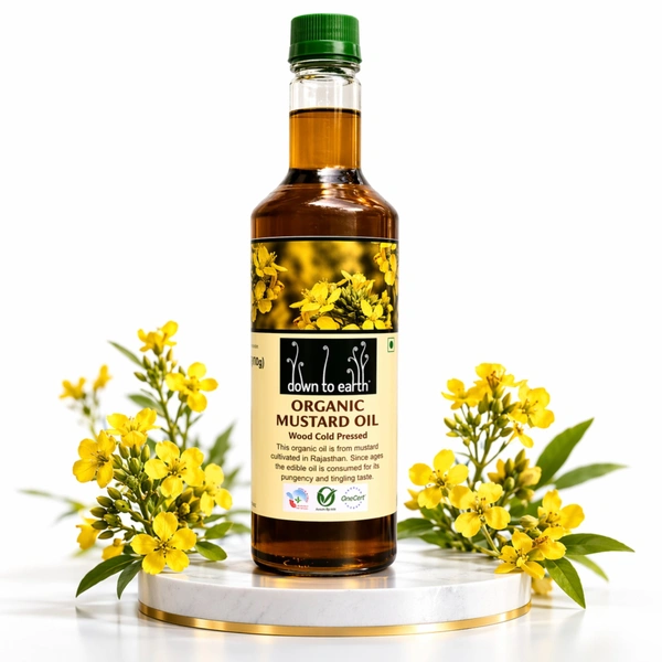 Down To Earth Organic Mustard Oil 1 L