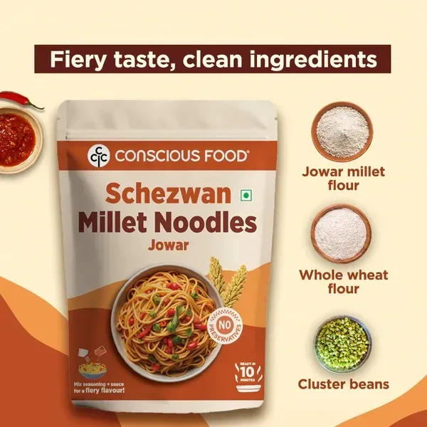 Conscious Food Schezwan Millet Noodles
