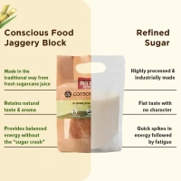 Conscious Food Organic Jaggery Gur (925g)
