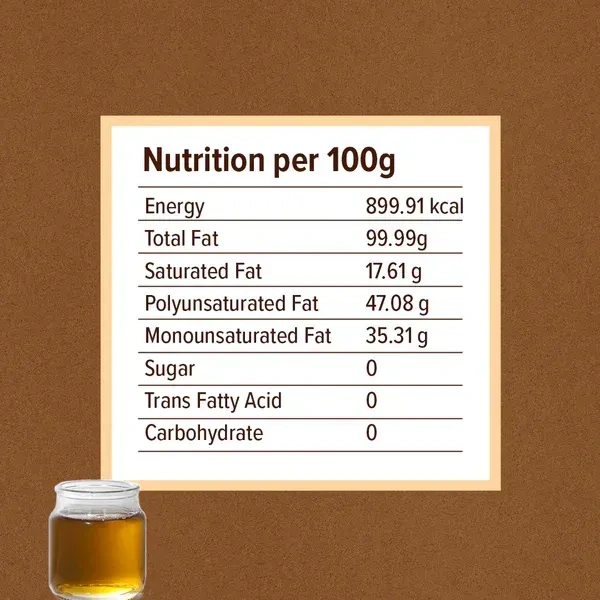 Conscious Food Organic Sesame Oil Cold Pressed (500ml)