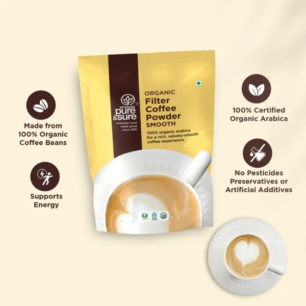 Pure N Sure Organic Coffee Smooth 200GMS