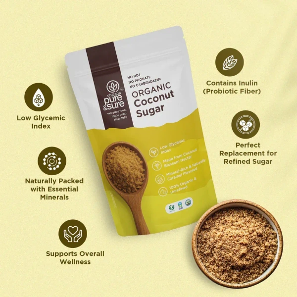 Pure N Sure Organic Coconut Sugar 500GMS