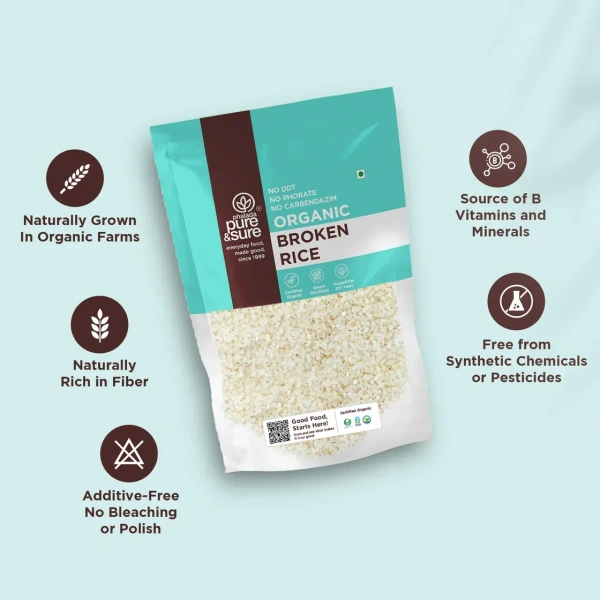 Pure N Sure Organic Broken Rice 1KG