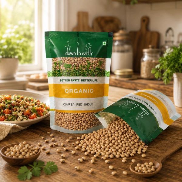 Down To Earth Organic Cowpea Red Whole 500 g