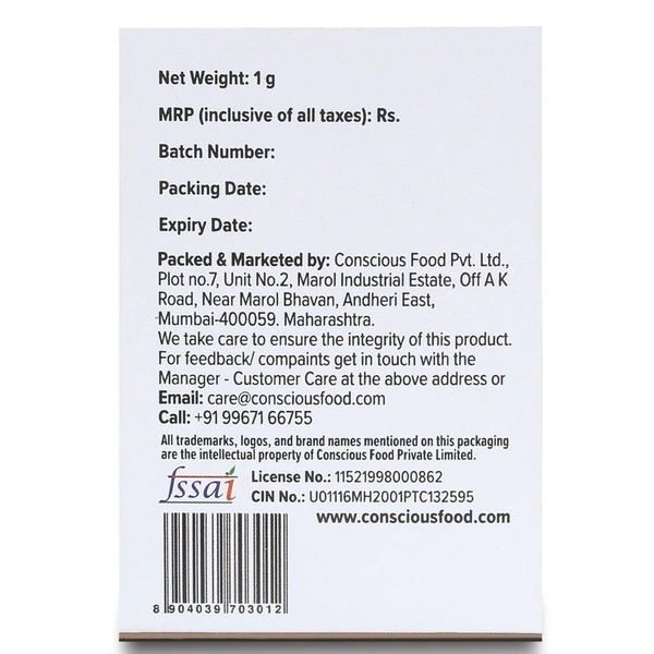 Conscious Food Saffron (1G)