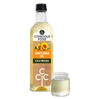 Conscious Food Sunflower Oil Cold Pressed (1Ltr)