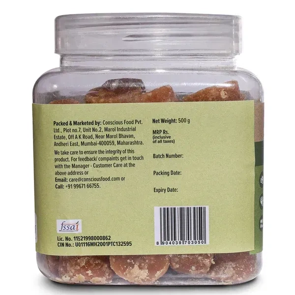 Conscious Food Jaggery Cube (500G)