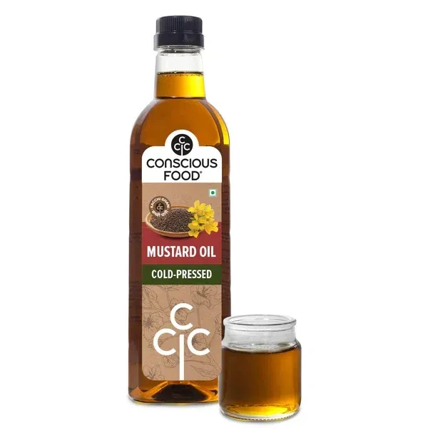 Conscious Food Mustard Oil Cold Pressed (1Ltr)