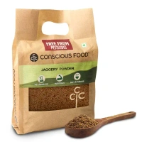 Conscious Food Organic Golden Sugar / Jaggery Powder (1kg)