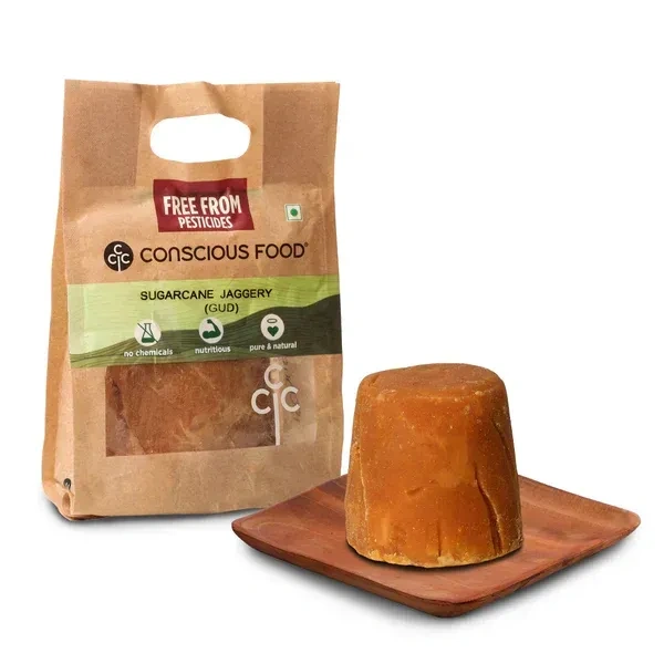 Conscious Food Organic Jaggery Gur (925g)