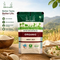 Down To Earth Organic Wheat Suji 500 g