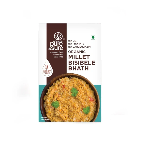 Pure N Sure Organic Millet Bisi Bele Bath 200GMS