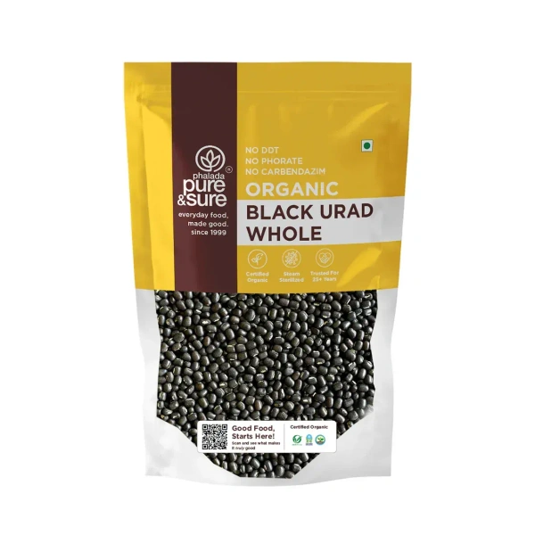 Pure N Sure Organic Black Urad Whole 500GMS