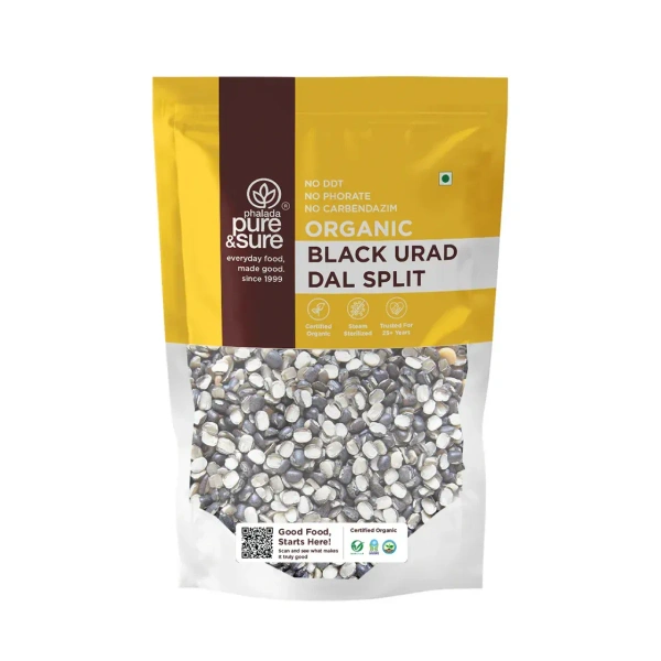 Pure N Sure Organic Black Urad Dal Split 500GMS