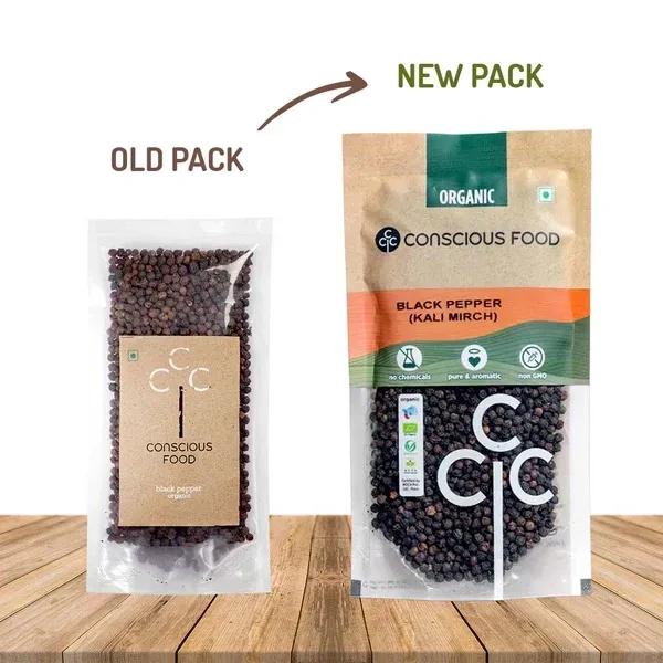 Conscious Food Black Pepper / Kali Mirch (100G)