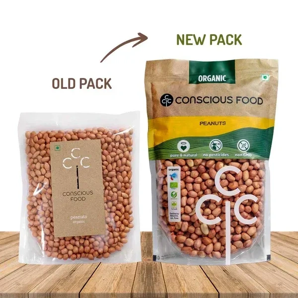 Conscious Food Whole Peanuts (500G)