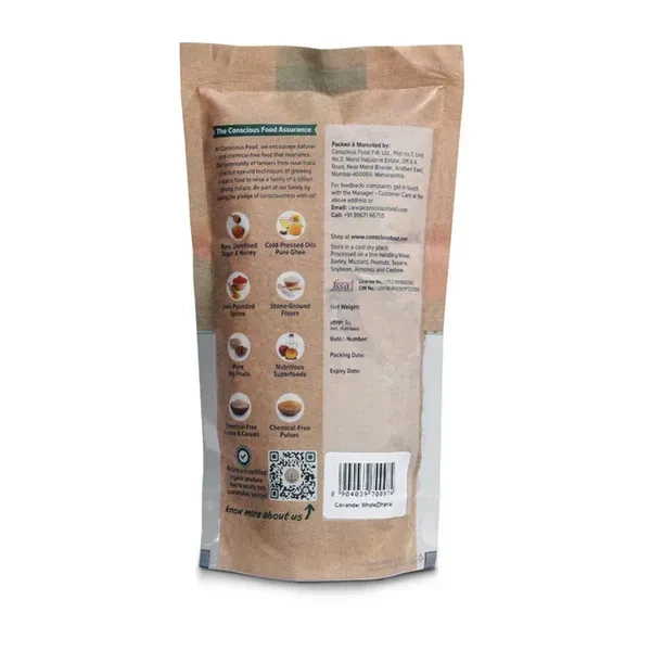 Conscious Food Coriander Whole / Dhania (100G)