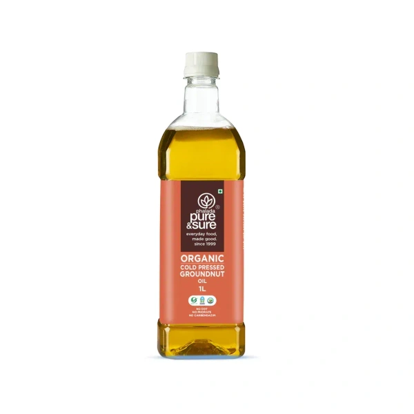 Pure N Sure Organic Groundnut Oil 1LTR