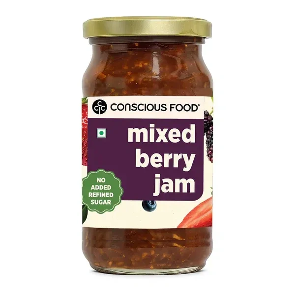 Conscious Food Organic Mix Berry Jam (220g)