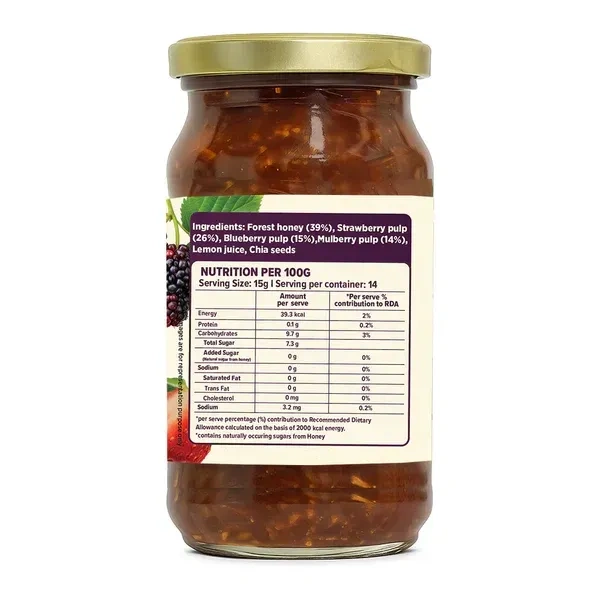 Conscious Food Organic Mix Berry Jam (220g)