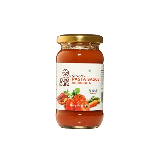 Pure N Sure Organic Tomato Basil Sauce 190GMS