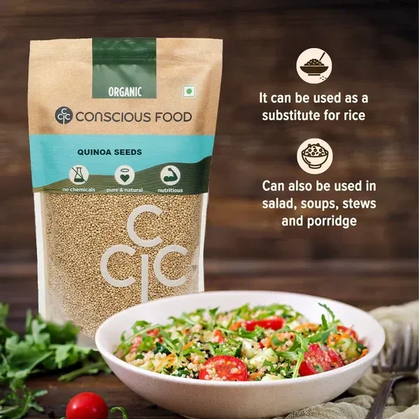 Conscious Food Quinoa Seeds (340G)