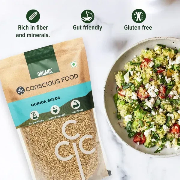 Conscious Food Quinoa Seeds (340G)
