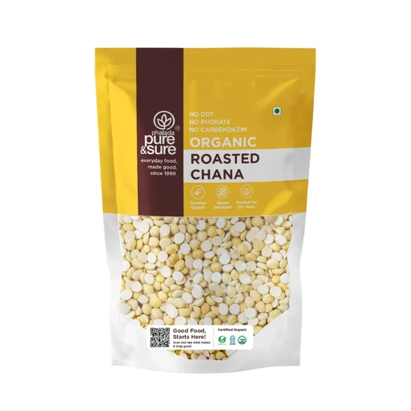 Pure N Sure Organic Roasted Chana 500GMS