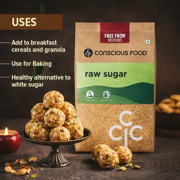 Conscious Food Raw Sugar (1Kg)