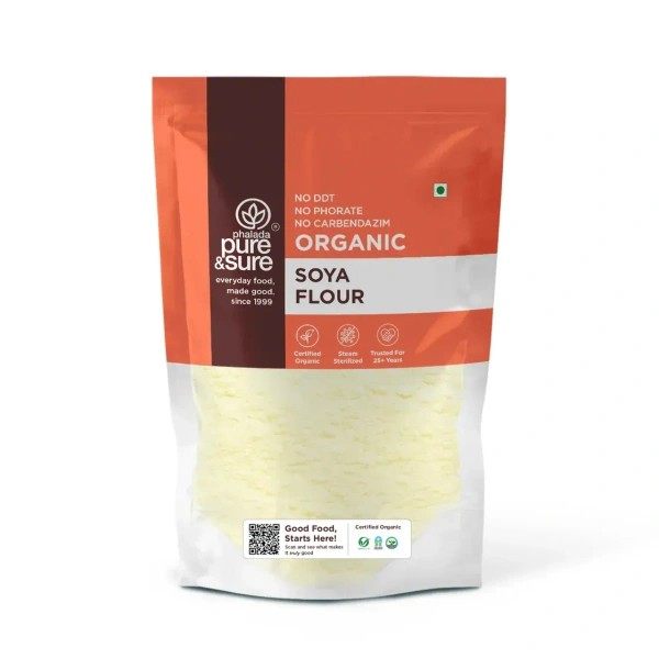 Pure N Sure Organic Soya Flour 500GMS