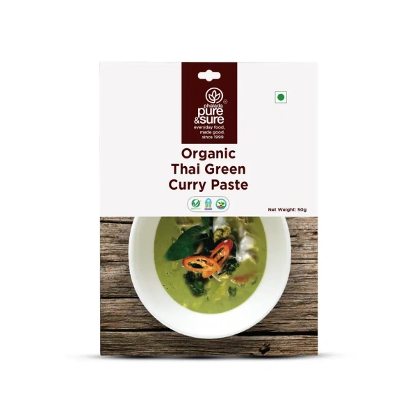 Pure N Sure Organic Green Curry Paste 50GMS