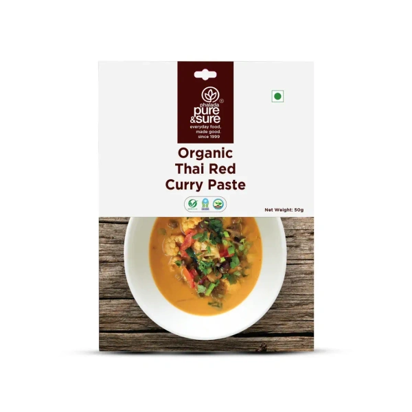Pure N Sure Organic Red Curry Paste 50GMS