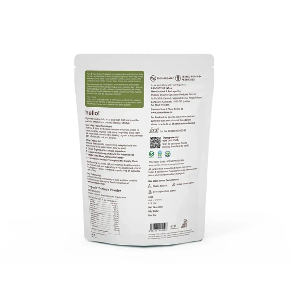 Pure N Sure Organic Triphala Powder 100GMS