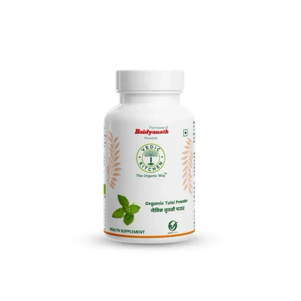 Vedic Kitchen Organic Tulsi Powder 80Gm
