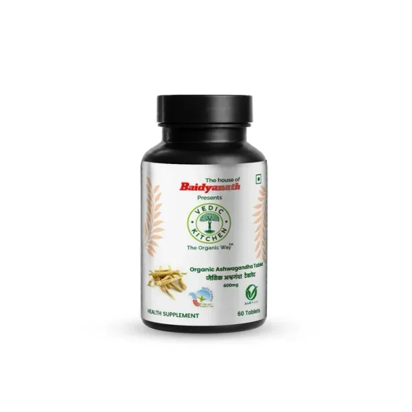 Vedic Kitchen Organic Ashwagandha tablets 600Mg