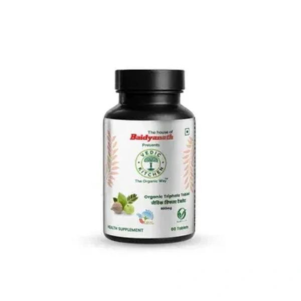 Vedic Kitchen Organic Triphala Tablets 600Mg