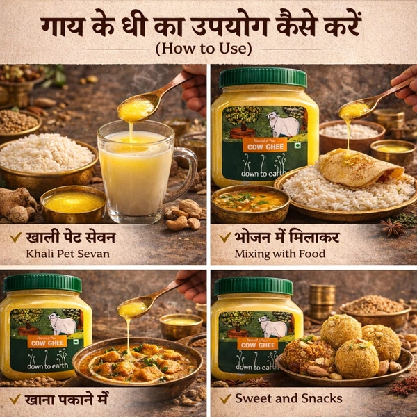 Down To Earth Organic Cow Ghee 500ml