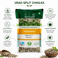 Down To Earth Organic Urad Split Chhilka 500g