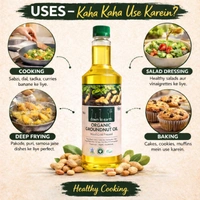Down To Earth Organic Groundnut Oil 500 Ml