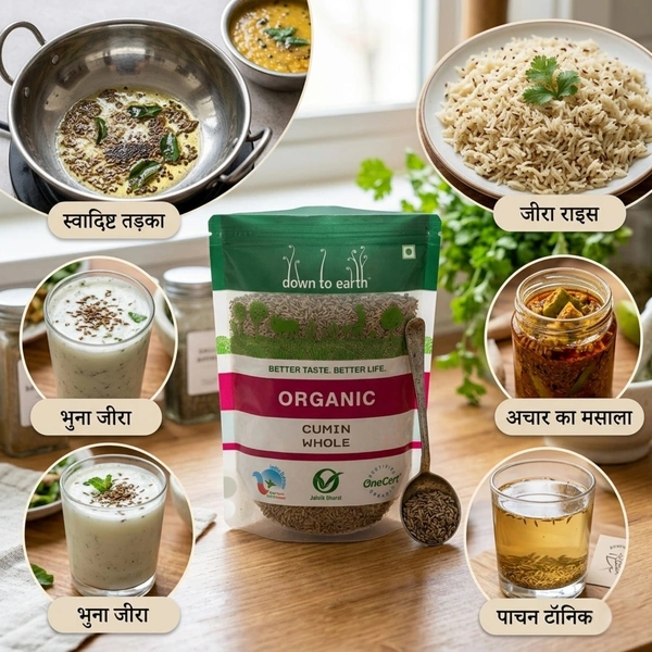 Down To Earth Cumin Whole 100 g