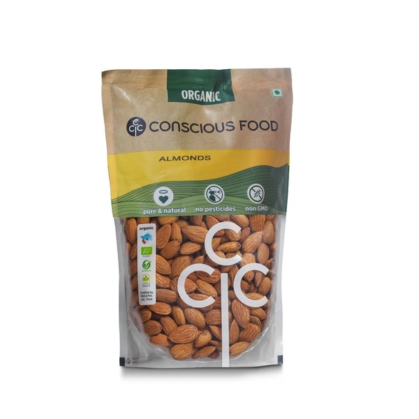 Conscious Food Organic Almonds | 500g