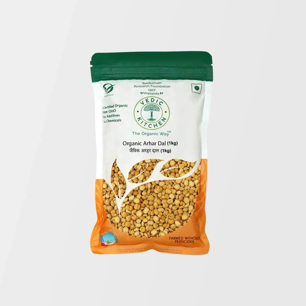 Vedic Kitchen Organic Arhar Dal 1 Kg