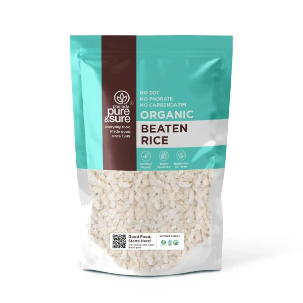Pure N Sure Organic White Beaten Rice 500GMS