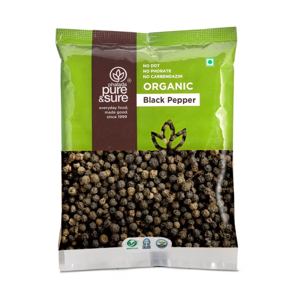 Pure N Sure Organic Black Pepper Whole 100GMS